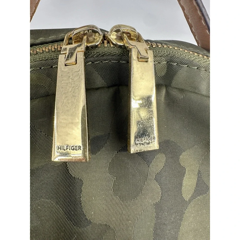 Tommy Hilfiger Women's Petite Backpack  Green Camo Green‎ Multiple Pockets